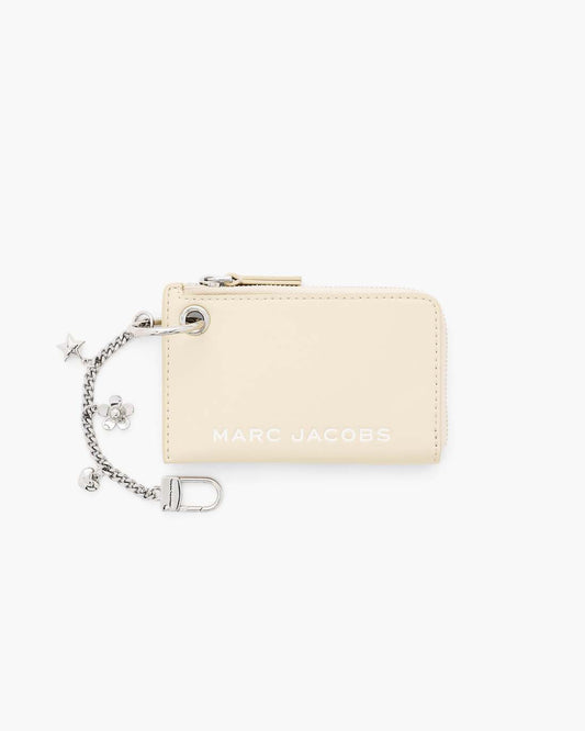 Marc Jacobs Quality - The Top Zip Charm Wallet Cloud White