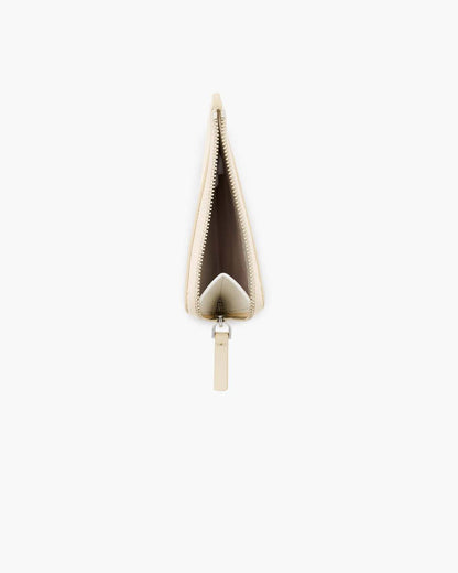 Marc Jacobs Quality - The Top Zip Charm Wallet Cloud White