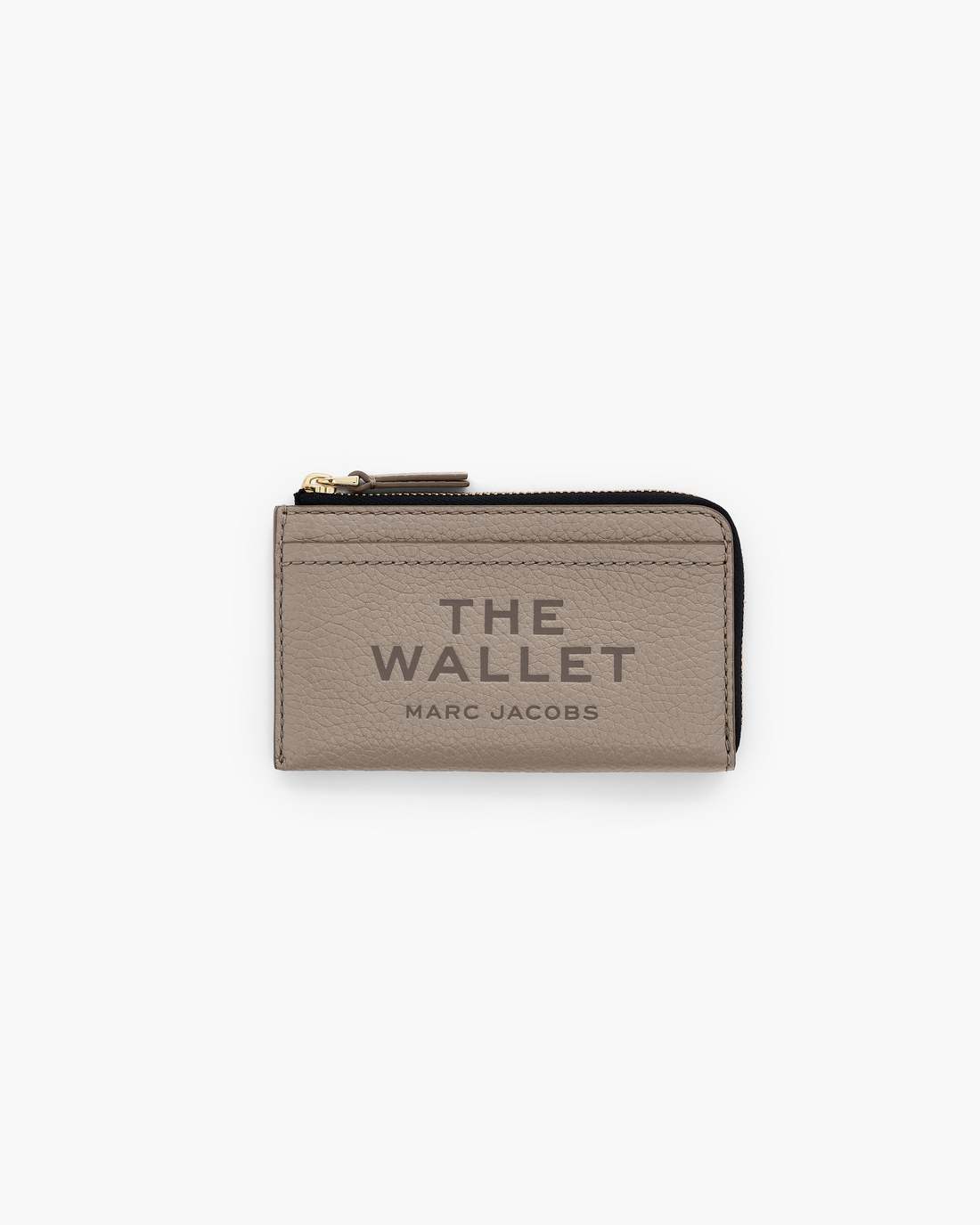 Marc Jacobs Popular - The Leather Top Zip Multi Wallet Cement