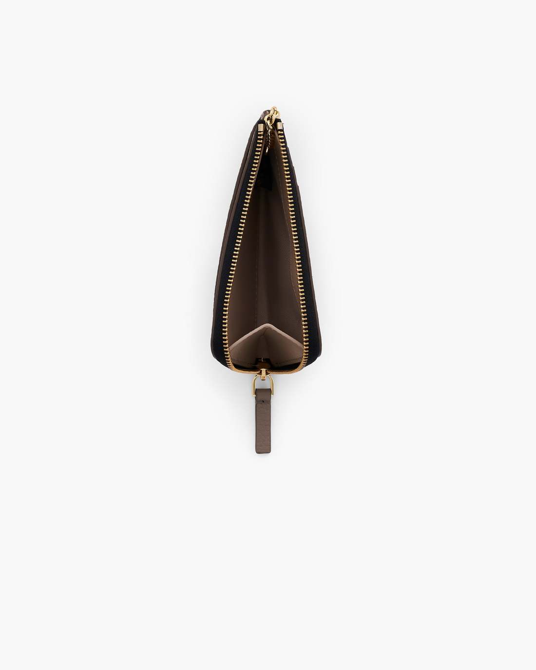 Marc Jacobs Popular - The Leather Top Zip Multi Wallet Cement