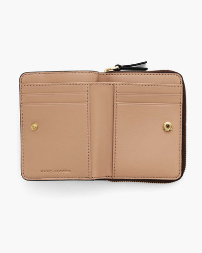 Marc Jacobs Exclusive - The Leather Mini Compact Wallet Ganache