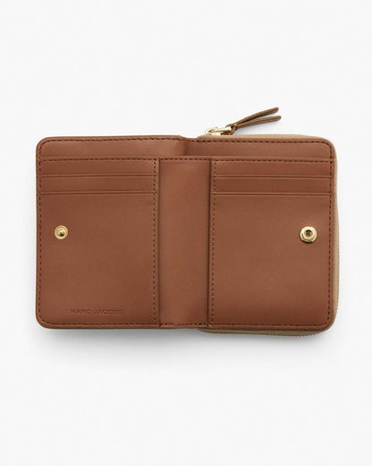 Marc Jacobs Latest - The Leather Mini Compact Wallet Camel