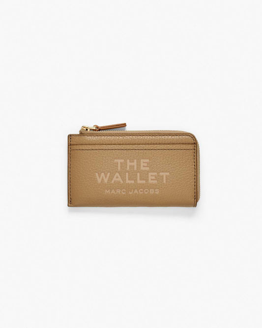 Marc Jacobs Latest - The Leather Top Zip Multi Wallet Camel
