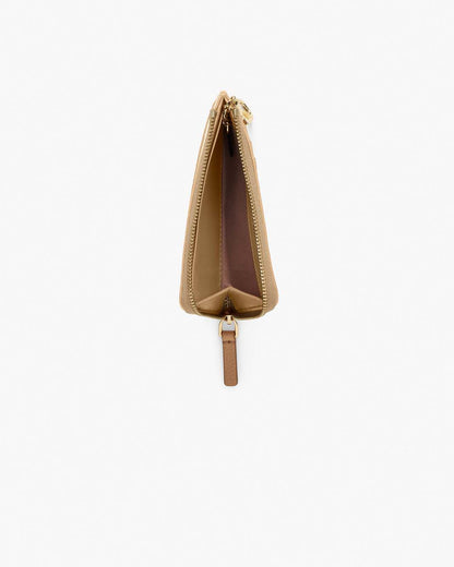 Marc Jacobs Latest - The Leather Top Zip Multi Wallet Camel