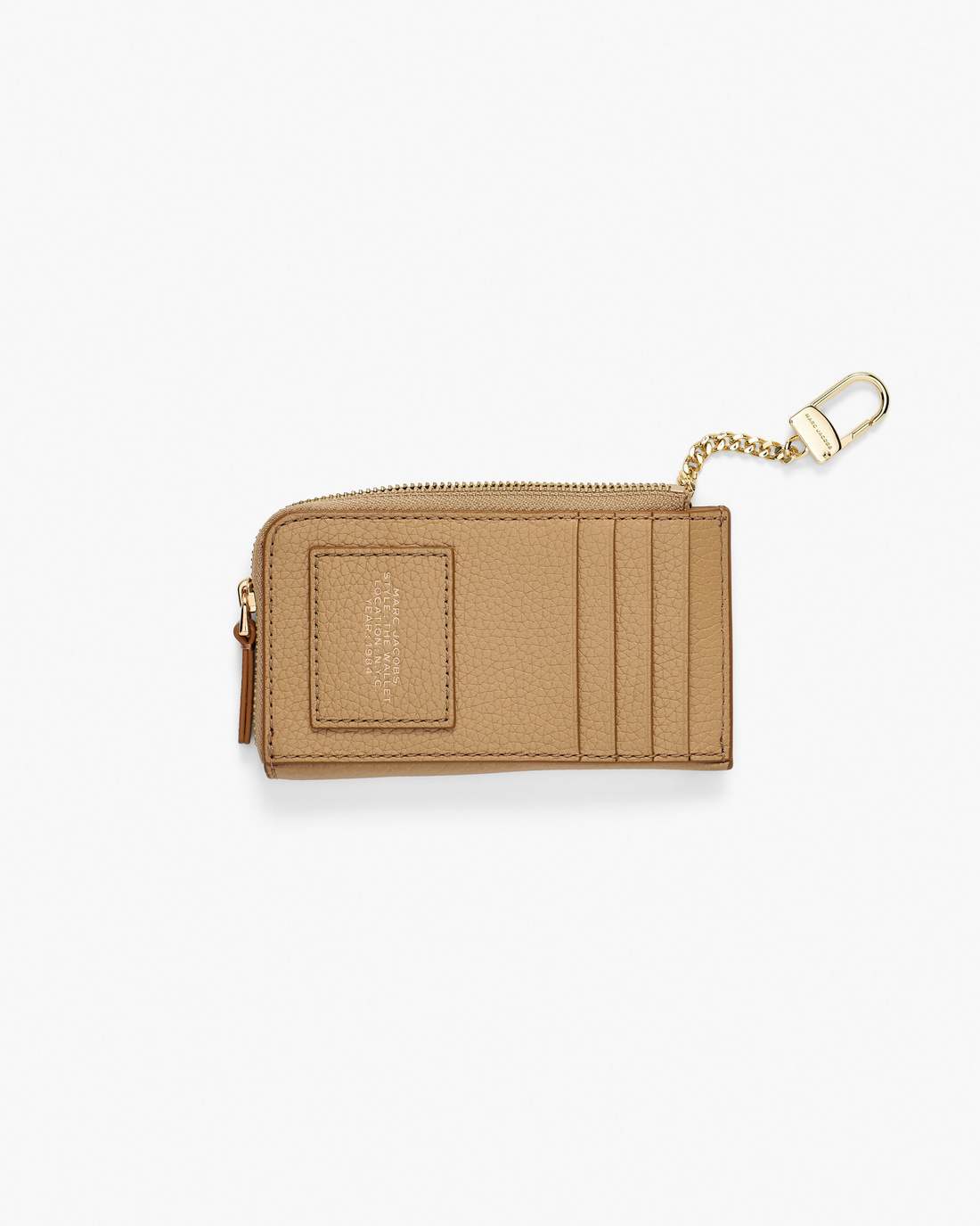 Marc Jacobs Latest - The Leather Top Zip Multi Wallet Camel