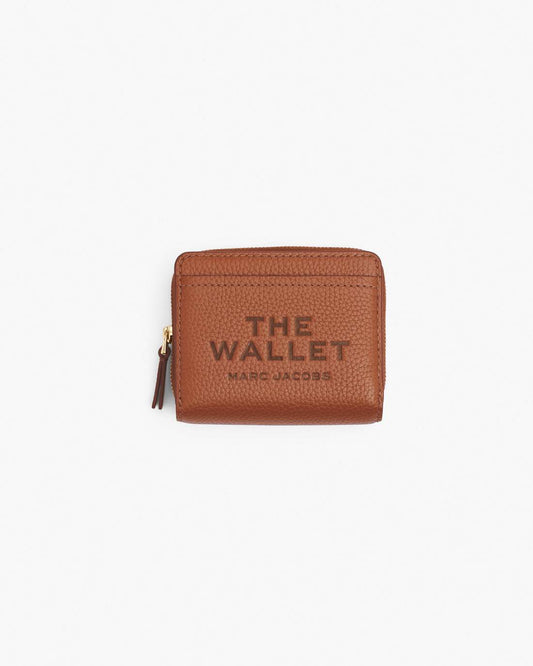 Marc Jacobs Premium - The Leather Mini Compact Wallet Argan Oil