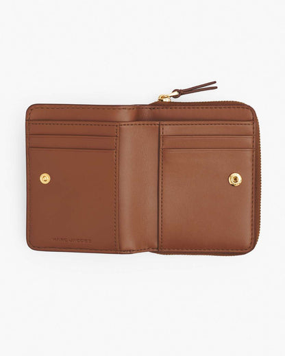 Marc Jacobs Premium - The Leather Mini Compact Wallet Argan Oil