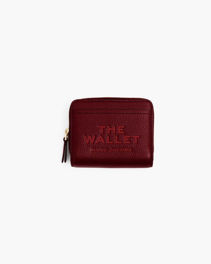 Marc Jacobs Popular - The Leather Mini Compact Wallet Cherry