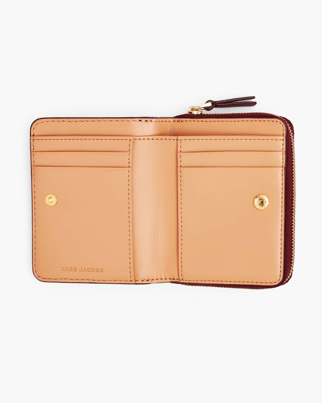 Marc Jacobs Popular - The Leather Mini Compact Wallet Cherry