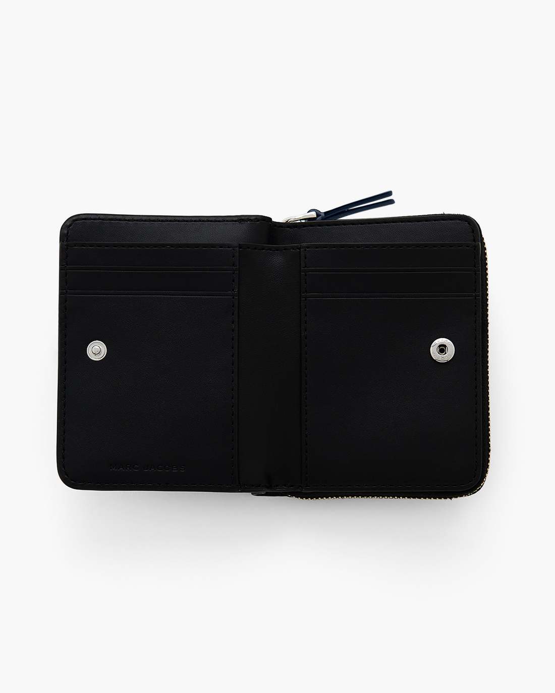 Marc Jacobs Trusted - The Leather Mini Compact Wallet Blue Sea