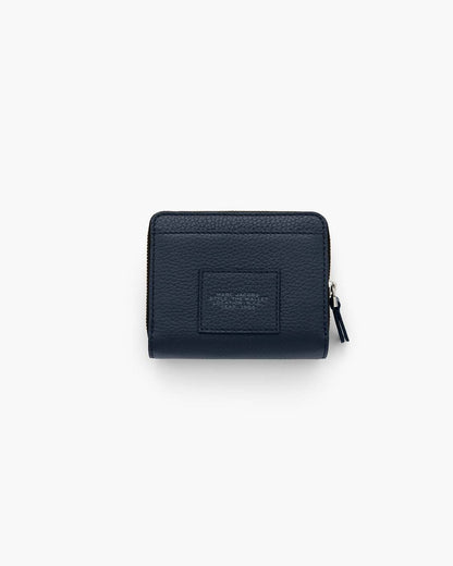 Marc Jacobs Trusted - The Leather Mini Compact Wallet Blue Sea