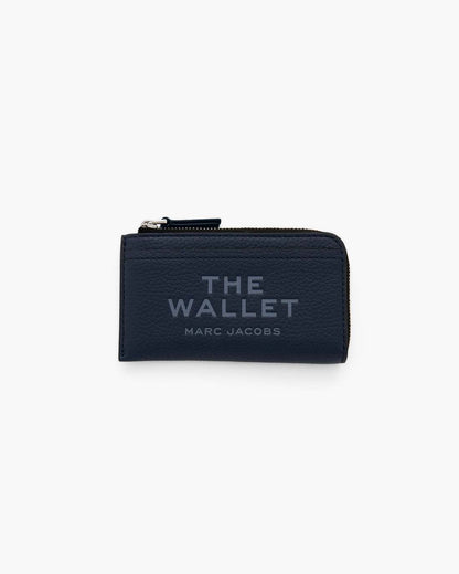 Marc Jacobs Hot Sale - The Leather Top Zip Multi Wallet Blue Sea