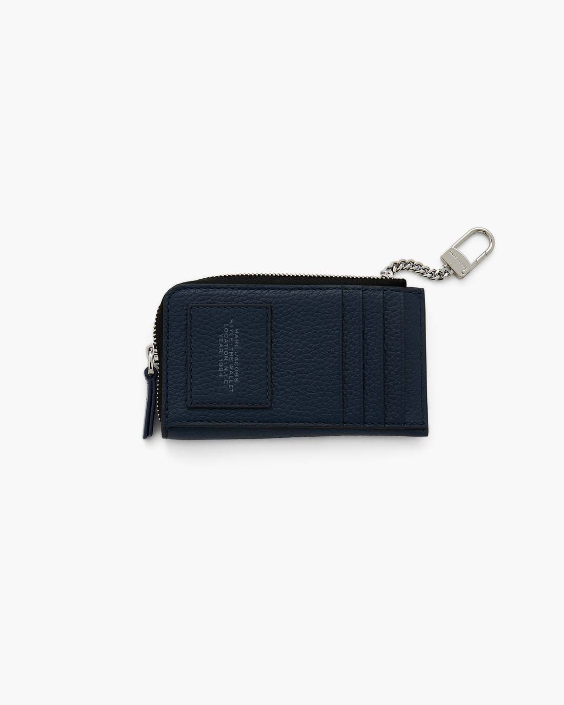 Marc Jacobs Hot Sale - The Leather Top Zip Multi Wallet Blue Sea