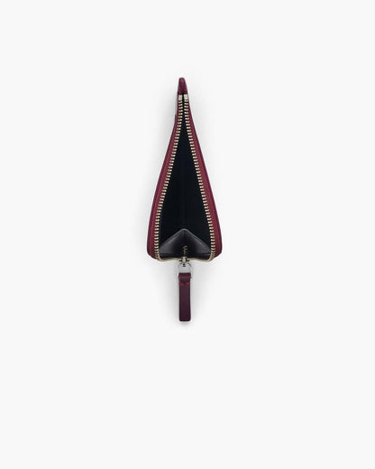 Marc Jacobs Trusted - The Top Zip Charm Wallet Dark Plum