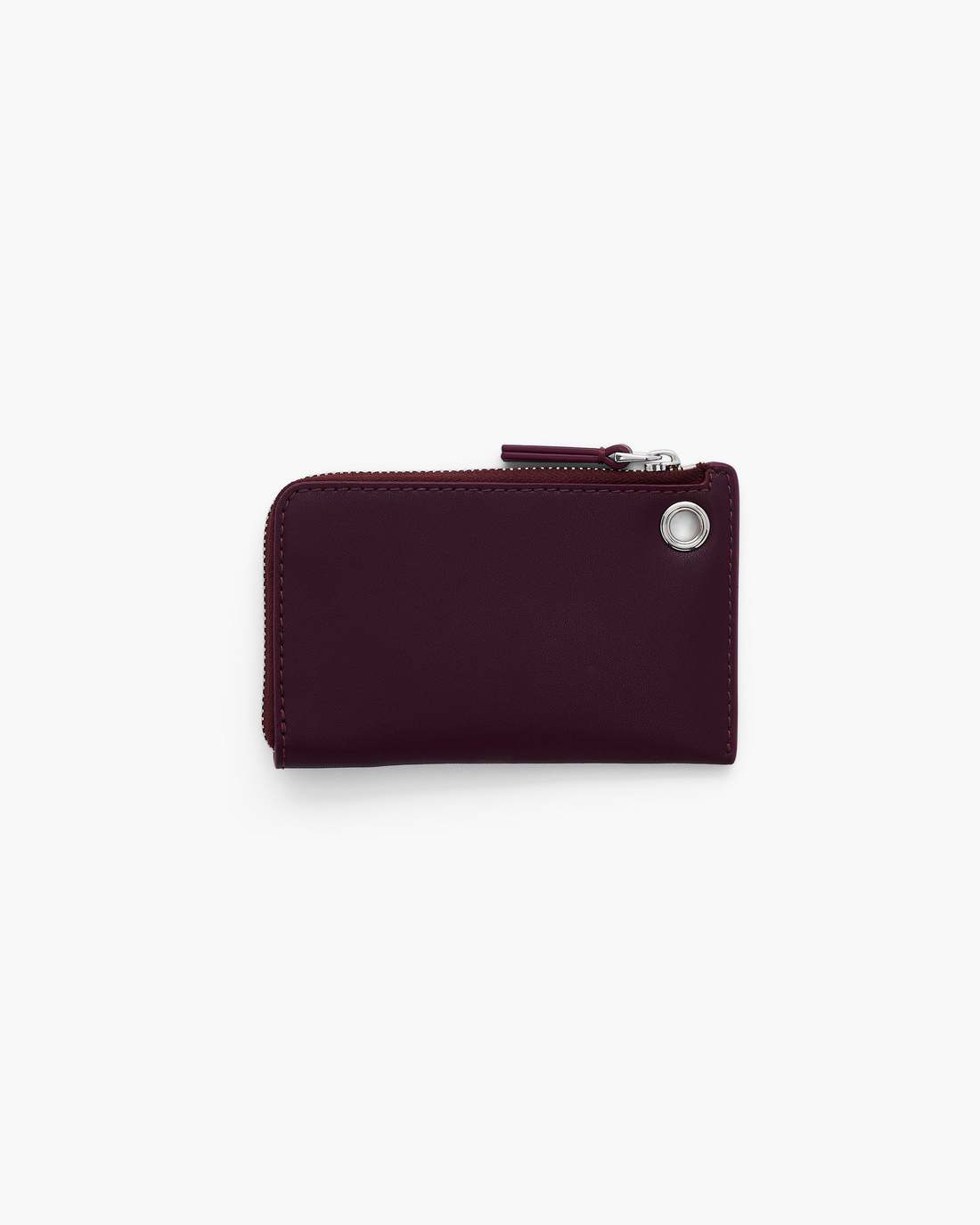 Marc Jacobs Trusted - The Top Zip Charm Wallet Dark Plum