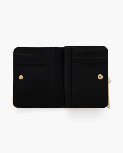 Marc Jacobs Special Offer - The Utility Snapshot Mini Compact Wallet Camel Multi