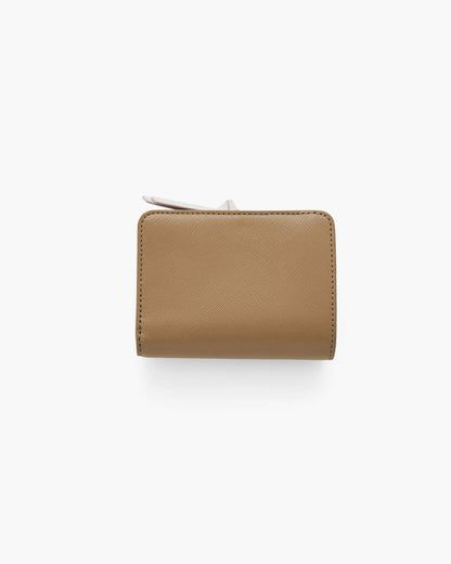 Marc Jacobs Special Offer - The Utility Snapshot Mini Compact Wallet Camel Multi