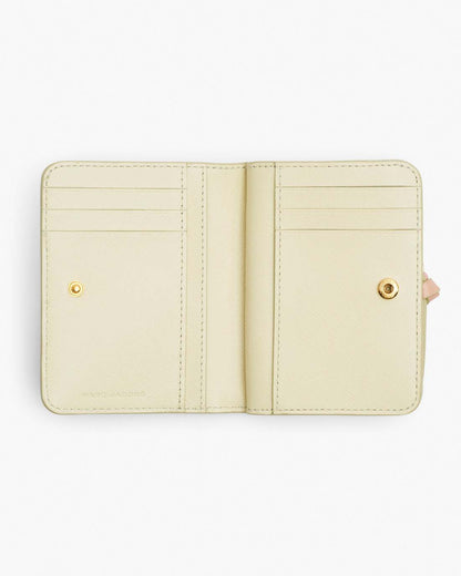 Marc Jacobs New - The Utility Snapshot Mini Compact Wallet Khaki Multi