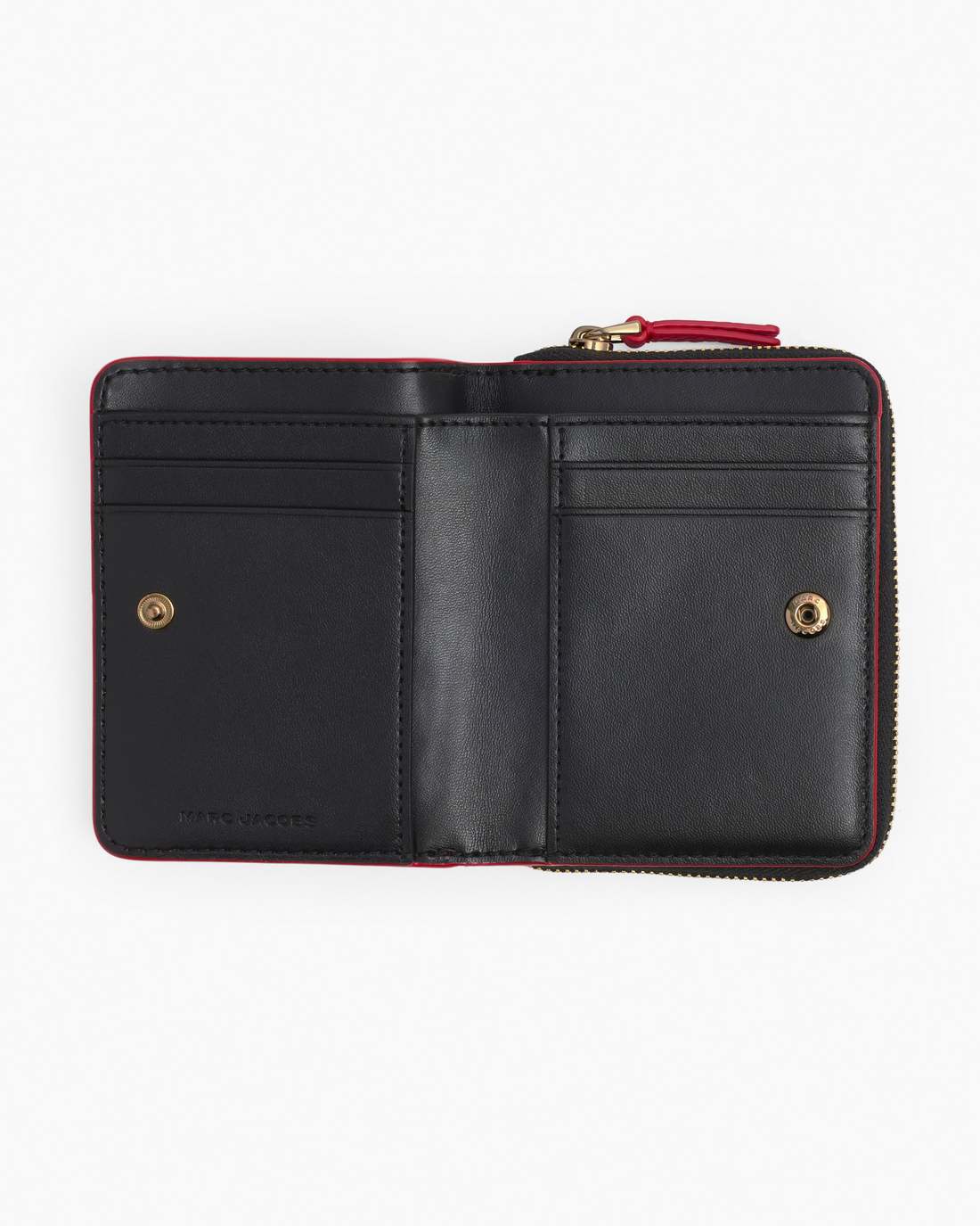 Marc Jacobs Best Price - The Leather Mini Compact Wallet True Red