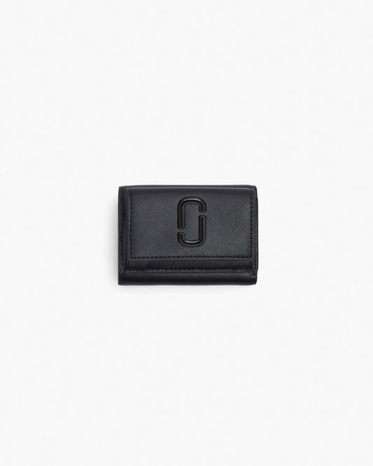 Marc Jacobs Best Seller - The Utility Snapshot DTM Mini Trifold Wallet Black