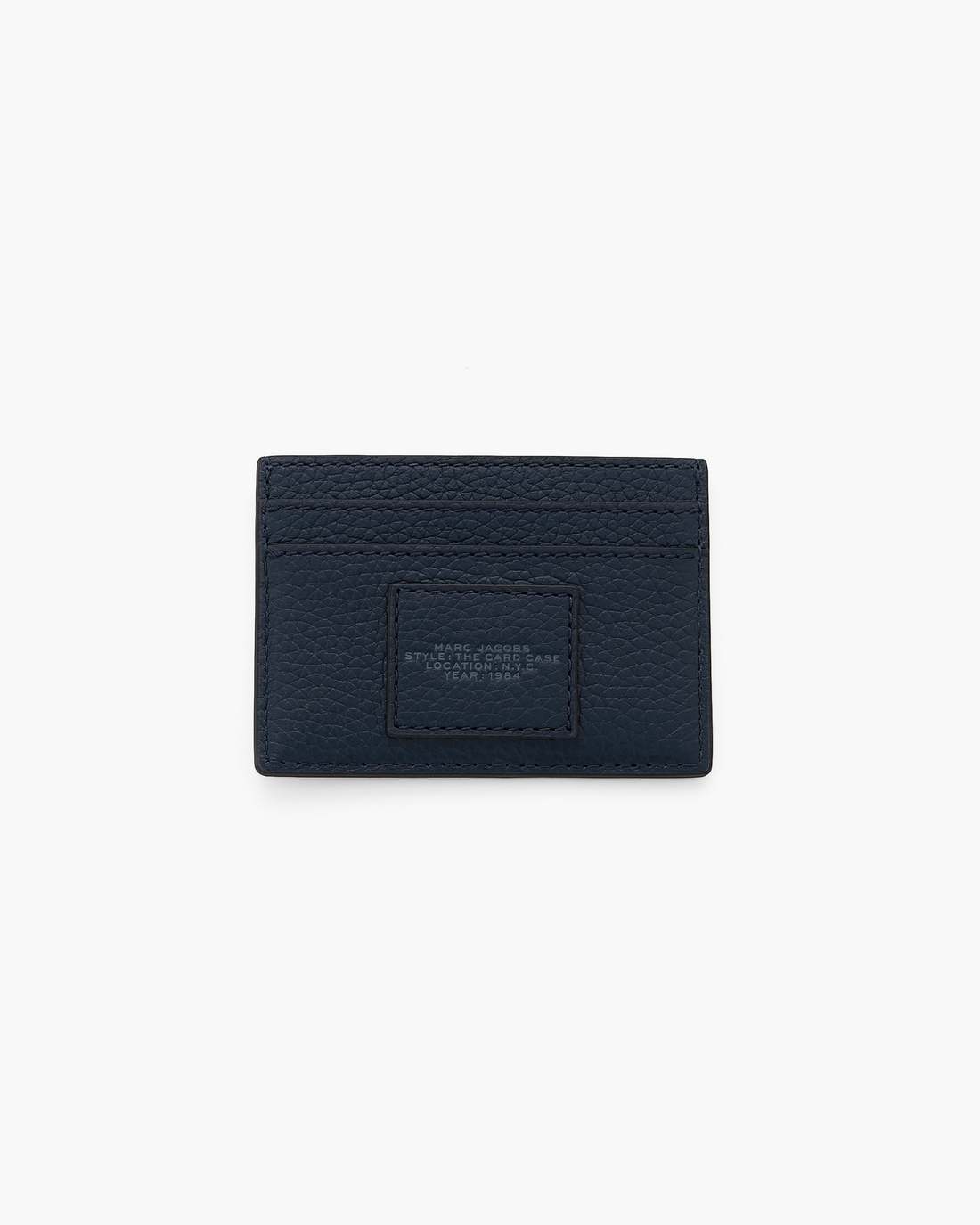 Marc Jacobs New - The Leather Card Case Blue Sea