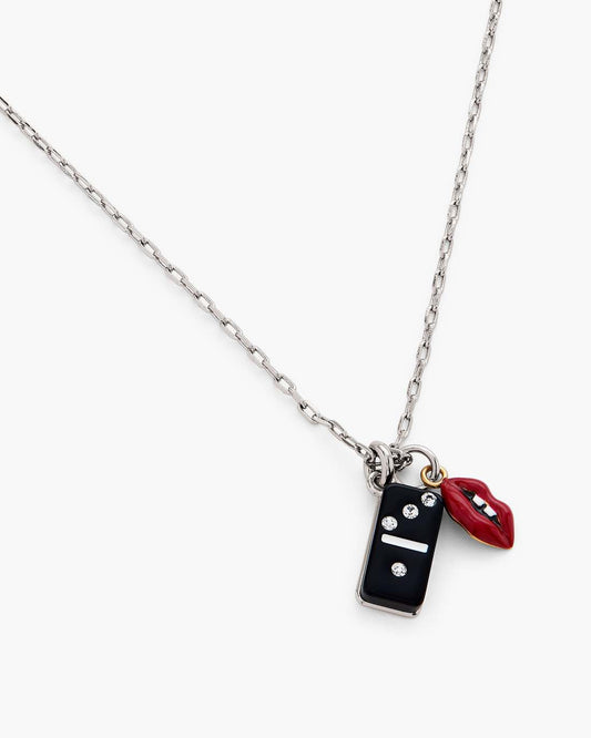 Marc Jacobs Great Value - The Trinket Pendant Necklace Silver/Multi