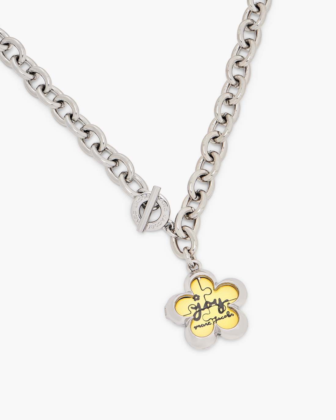 Marc Jacobs Essential - The Daisy Puzzle Necklace Silver/Multi