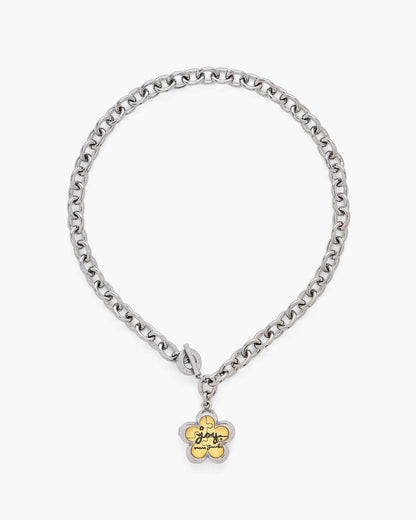 Marc Jacobs Essential - The Daisy Puzzle Necklace Silver/Multi