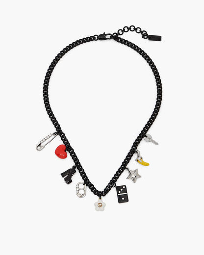 Marc Jacobs Premium - The Collector Charm Necklace Black Multi