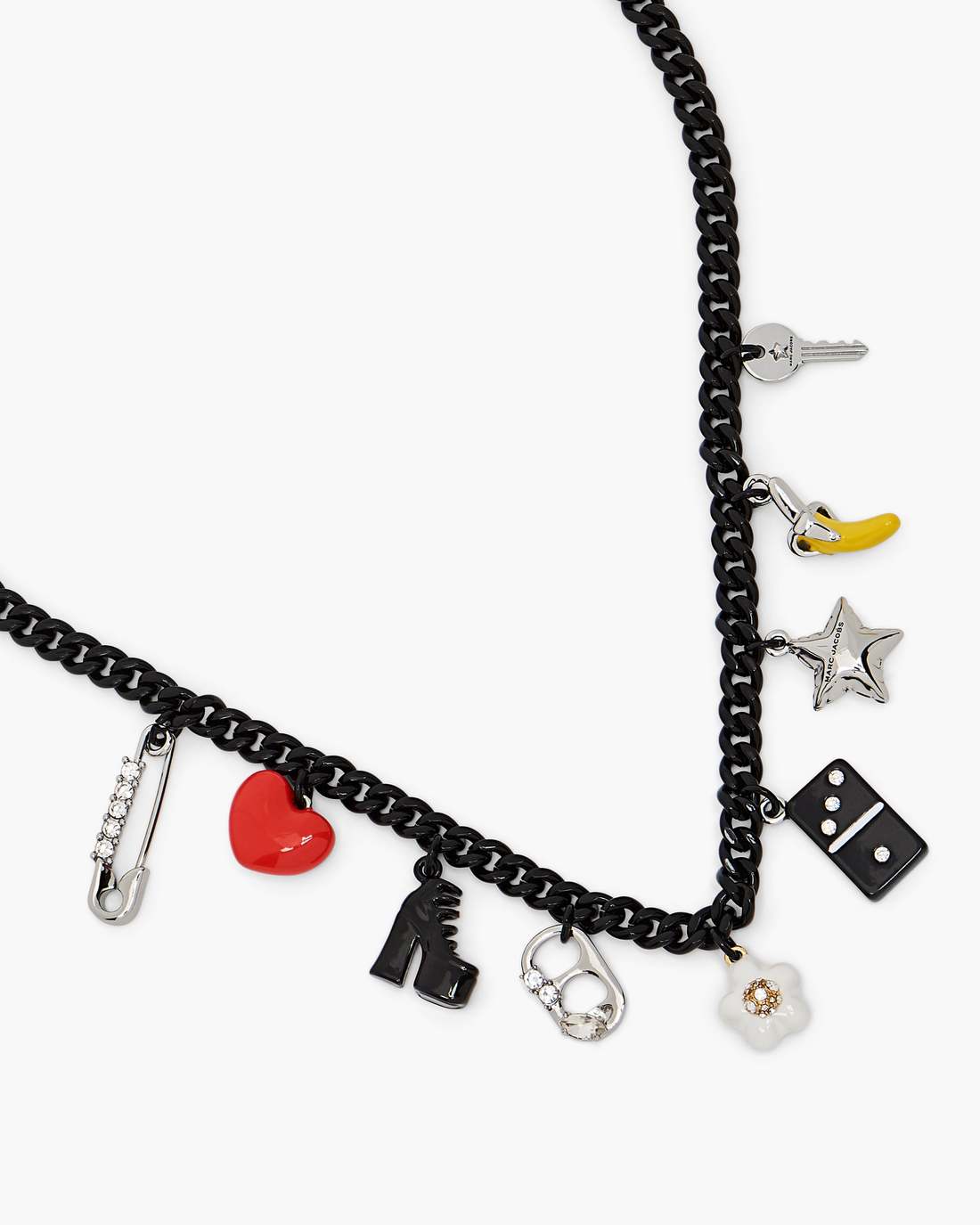 Marc Jacobs Premium - The Collector Charm Necklace Black Multi