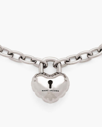 Marc Jacobs Special Offer - The Heart Balloon Necklace Light Antique Silver