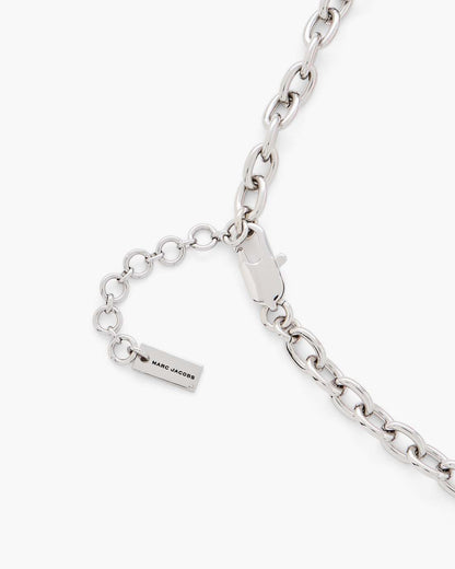 Marc Jacobs Customer Favorite - The Sticker Charm Statement Necklace Silver Multi