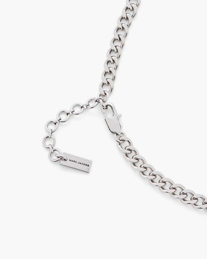 Marc Jacobs Hot Sale - The Sticker Charm Necklace Silver Multi