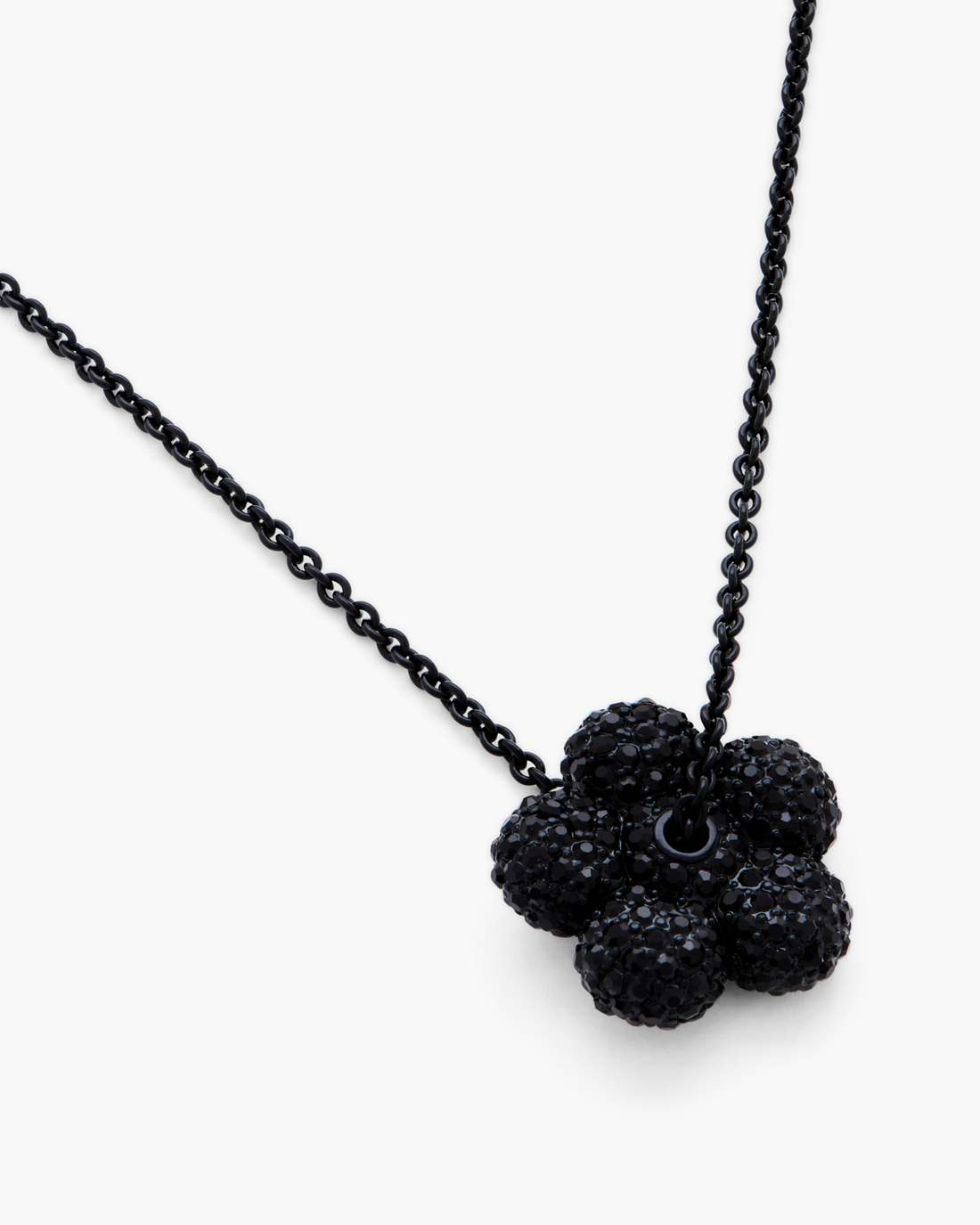 Marc Jacobs Latest - The Daisy Pave Necklace Black/Black Crystal