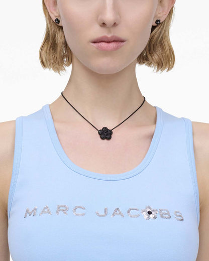 Marc Jacobs Latest - The Daisy Pave Necklace Black/Black Crystal