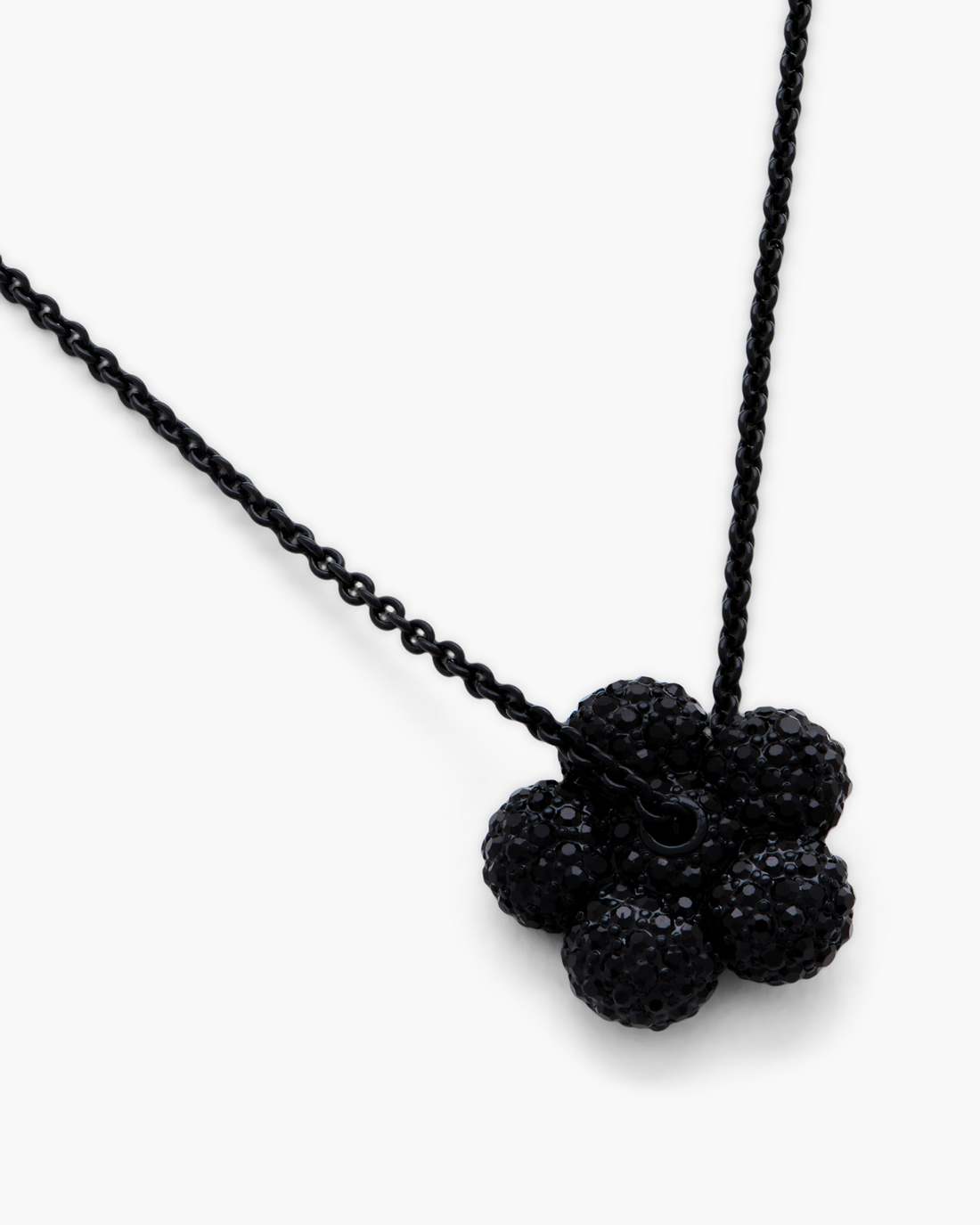 Marc Jacobs Latest - The Daisy Pave Necklace Black/Black Crystal