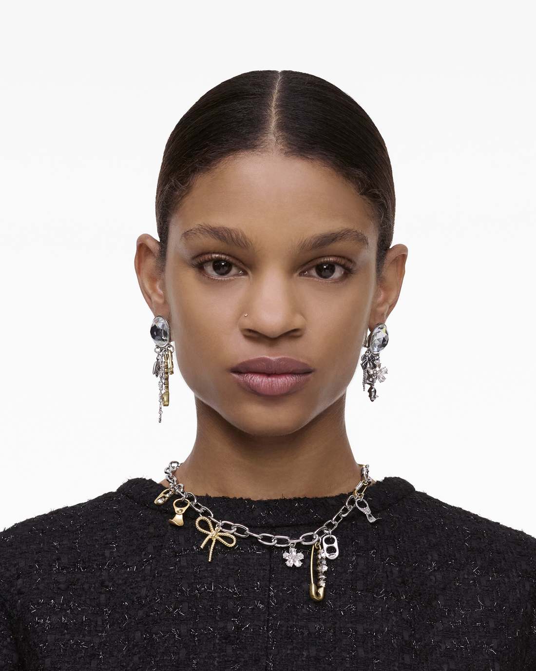 Marc Jacobs Featured - The Grunge Glam Charm Necklace Gold/Silver
