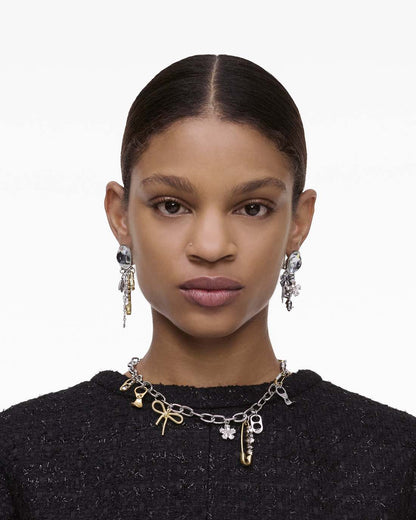 Marc Jacobs Featured - The Grunge Glam Charm Necklace Gold/Silver