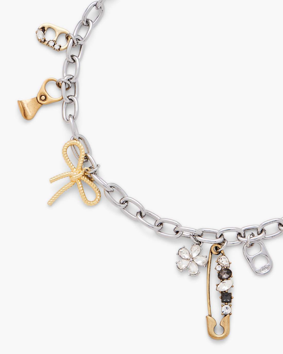 Marc Jacobs Featured - The Grunge Glam Charm Necklace Gold/Silver