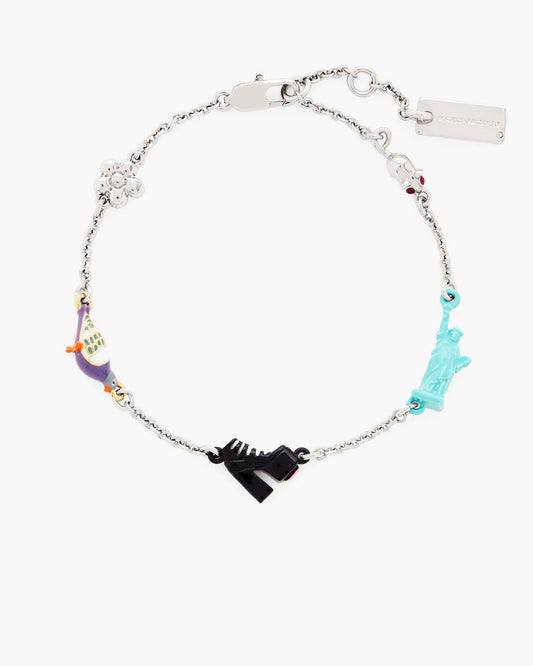 Marc Jacobs Sale - The City Station Bracelet New York Silver/Multi