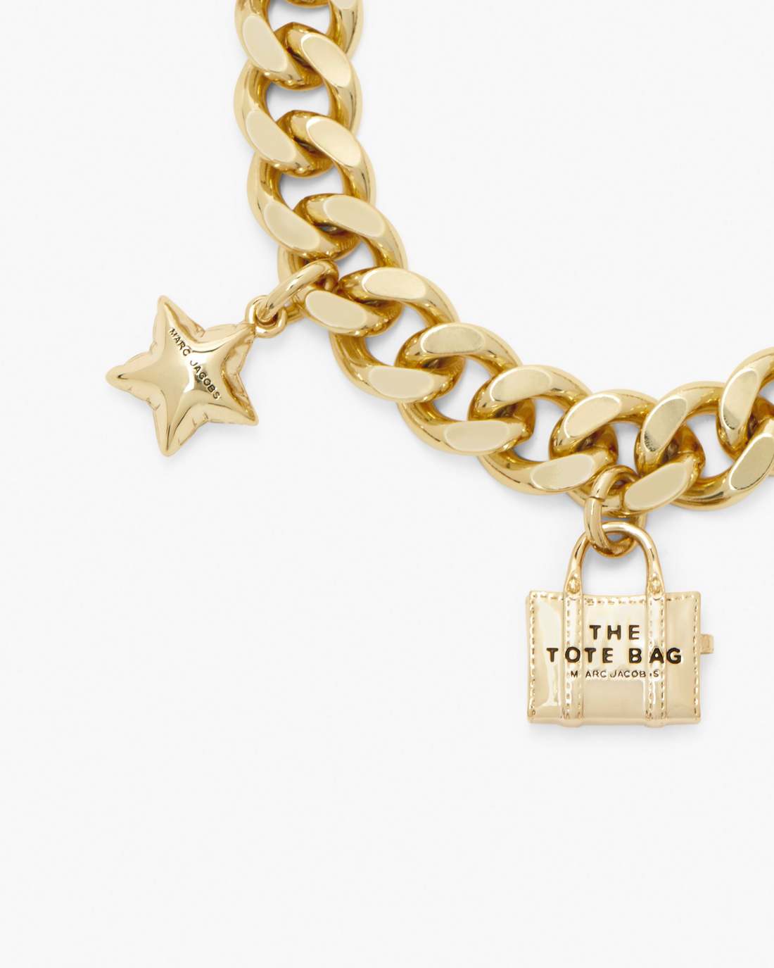 Marc Jacobs Best Price - The Mini Icon Charm Bracelet Light Antique Gold