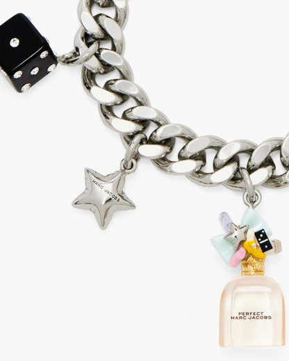 Marc Jacobs Recommended - Perfect Charm Bracelet Silver/Pink Multi
