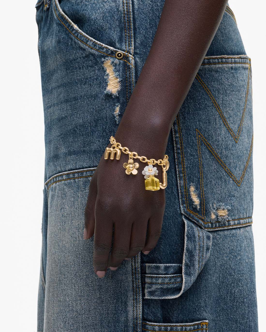 Marc Jacobs Customer Favorite - Daisy Charm Bracelet Gold/Yellow Multi