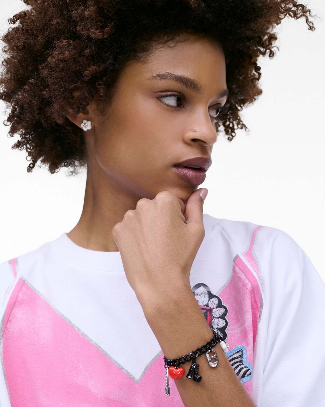 Marc Jacobs Discount - The Collector Charm Bracelet Black Multi