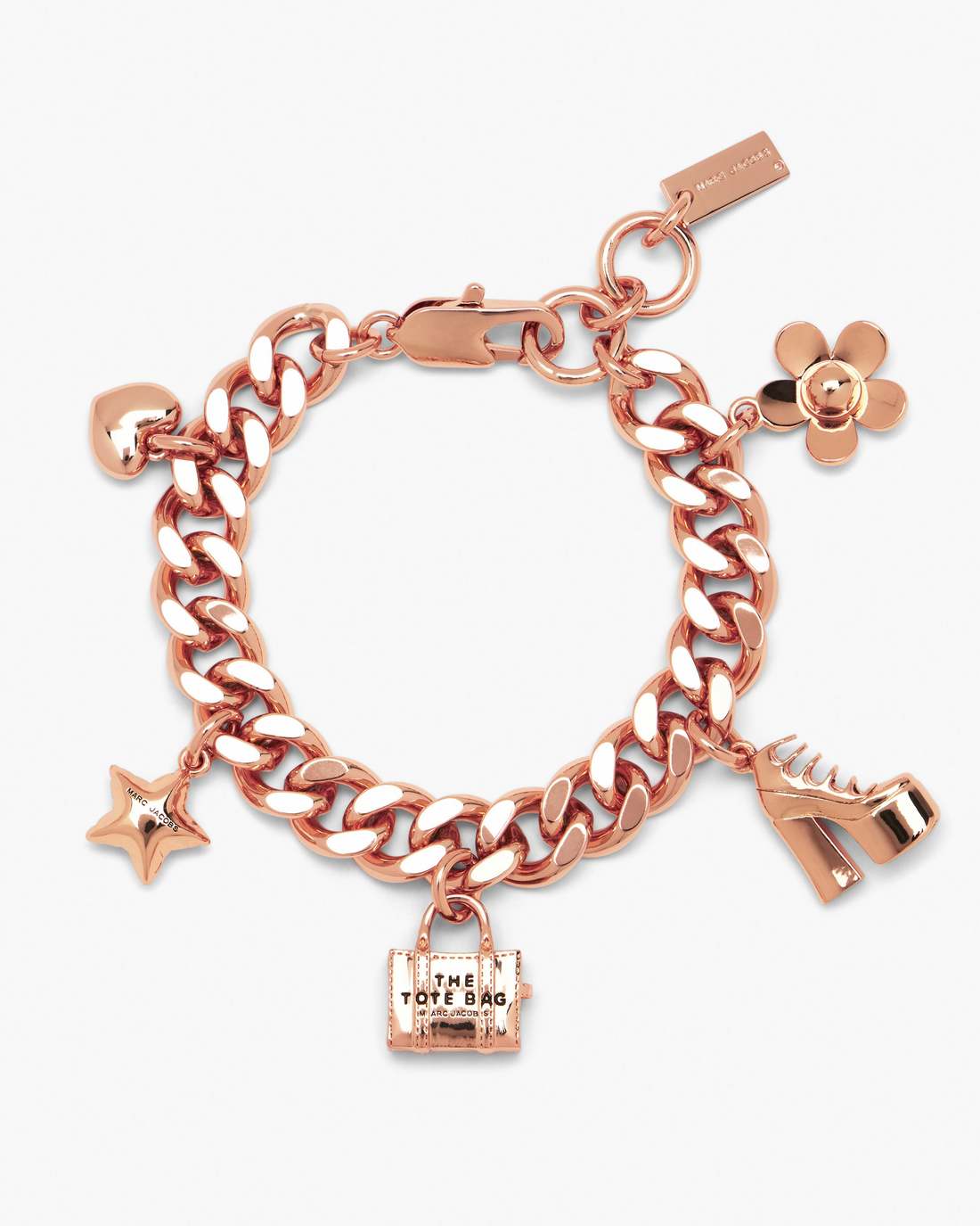 Marc Jacobs Latest - The Mini Icon Charm Bracelet Antique Rose Gold