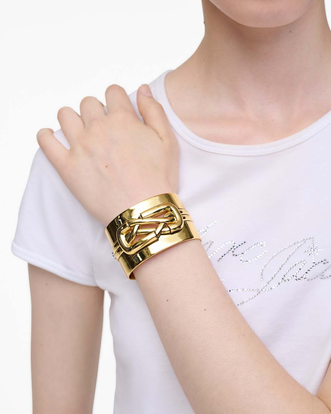 Marc Jacobs Classic - The Dual Statement Cuff Bracelet Gold