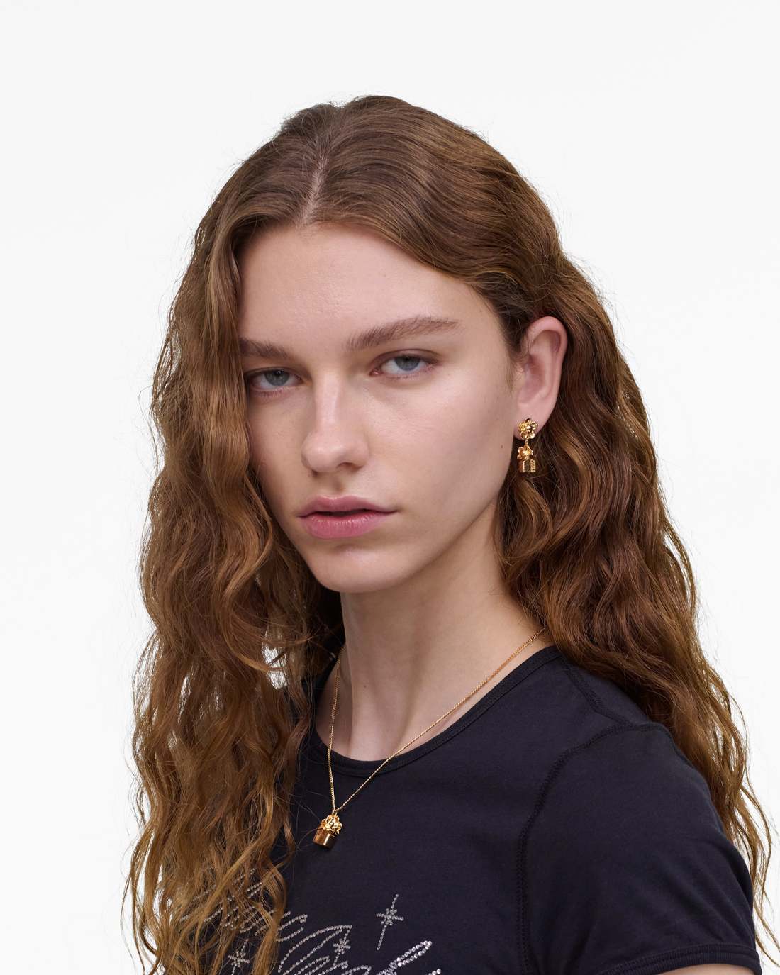 Marc Jacobs Essential - The Mini Icon Daisy Earrings Gold