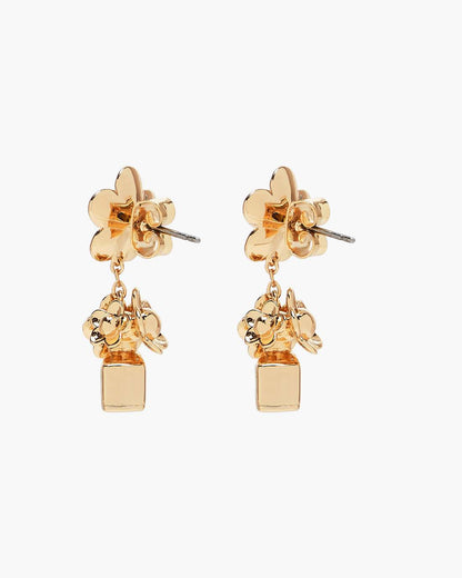Marc Jacobs Essential - The Mini Icon Daisy Earrings Gold