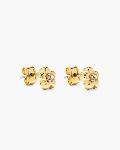 Marc Jacobs Latest - The Daisy Earrings Gold/Crystal