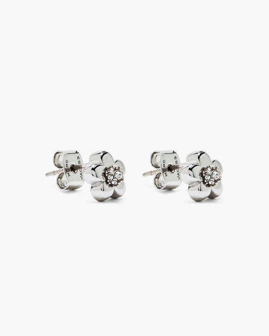 Marc Jacobs Trusted - The Daisy Earrings Silver/Crystal